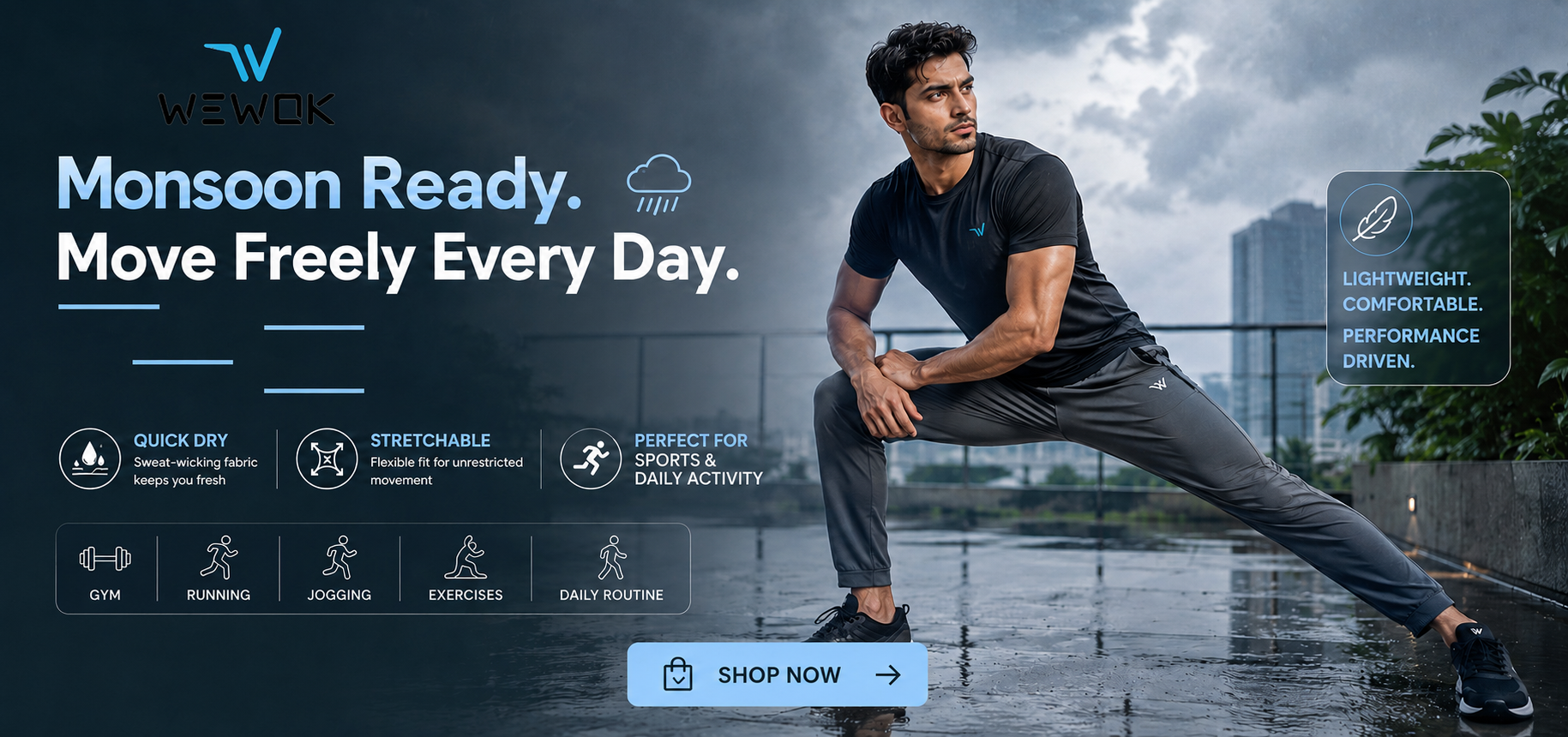 Monsoon-Ready Activewear: Stay Dry and Comfortable This Season