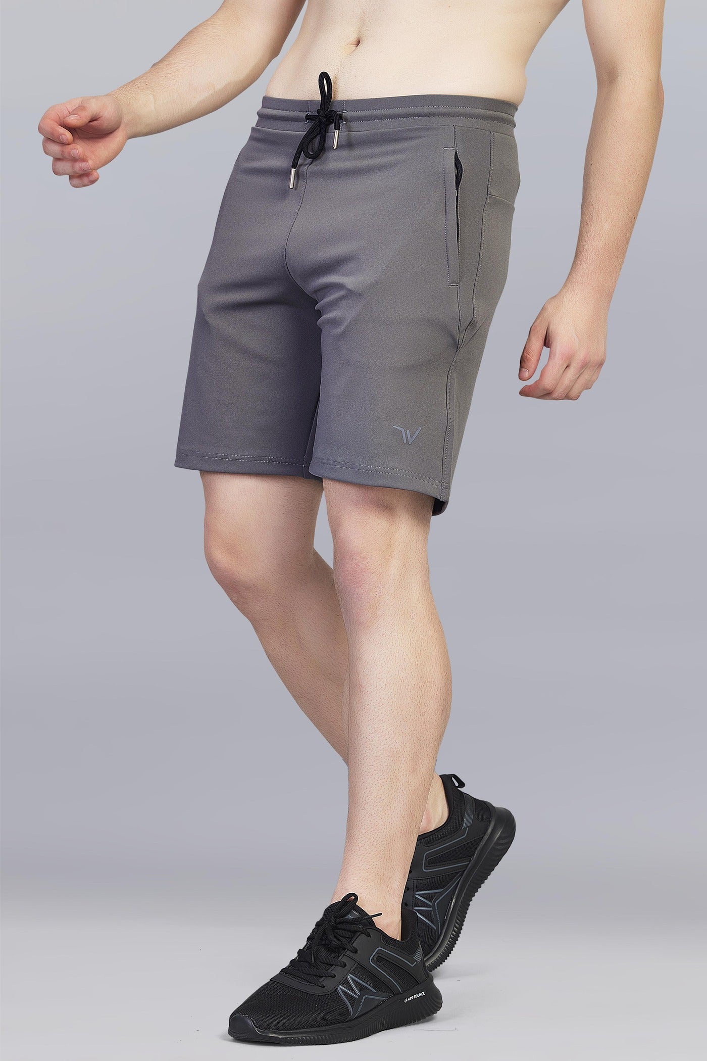Activewear Lightweight Ultra-Flexible Shorts - Light Grey