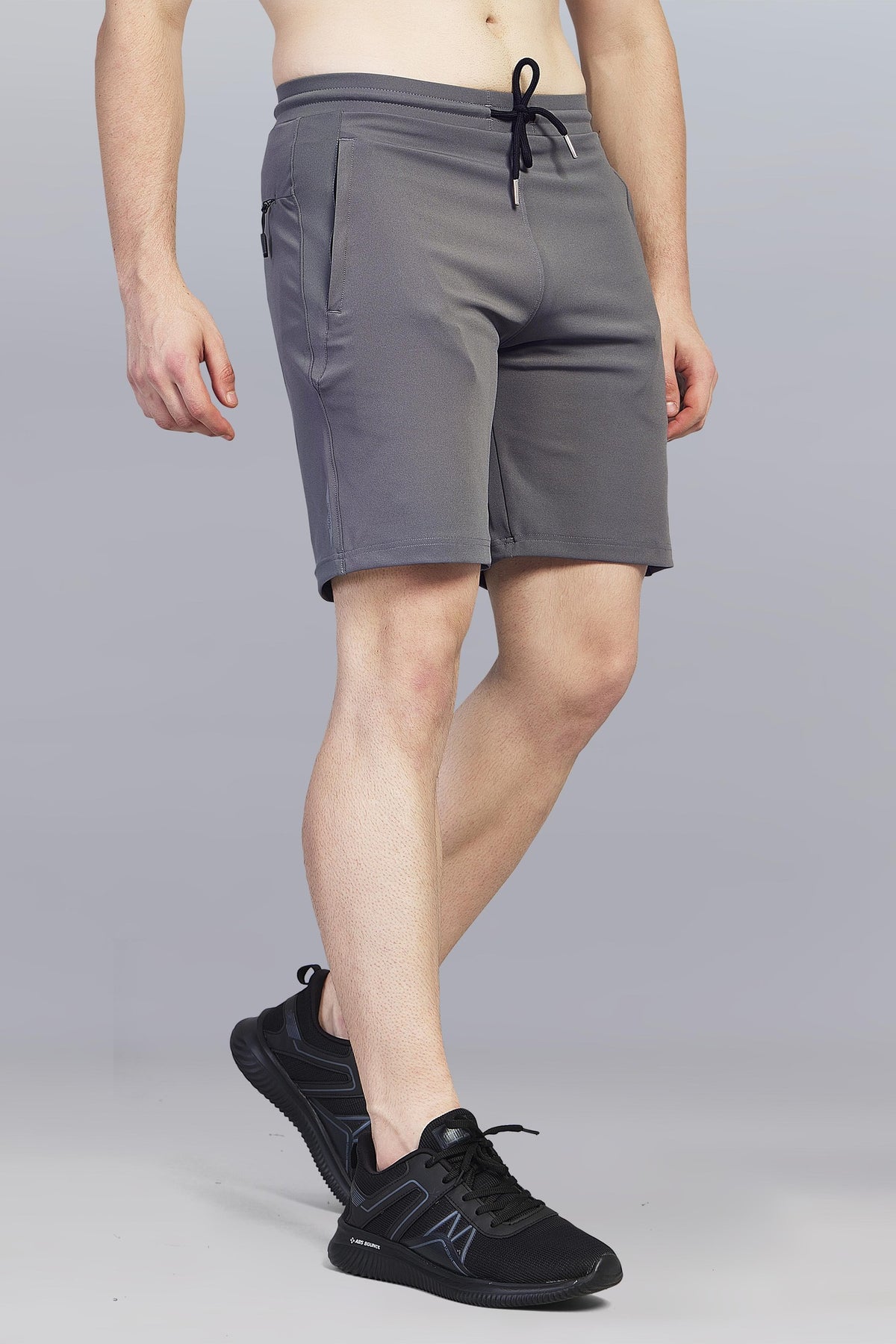 Activewear Lightweight Ultra-Flexible Shorts - Light Grey