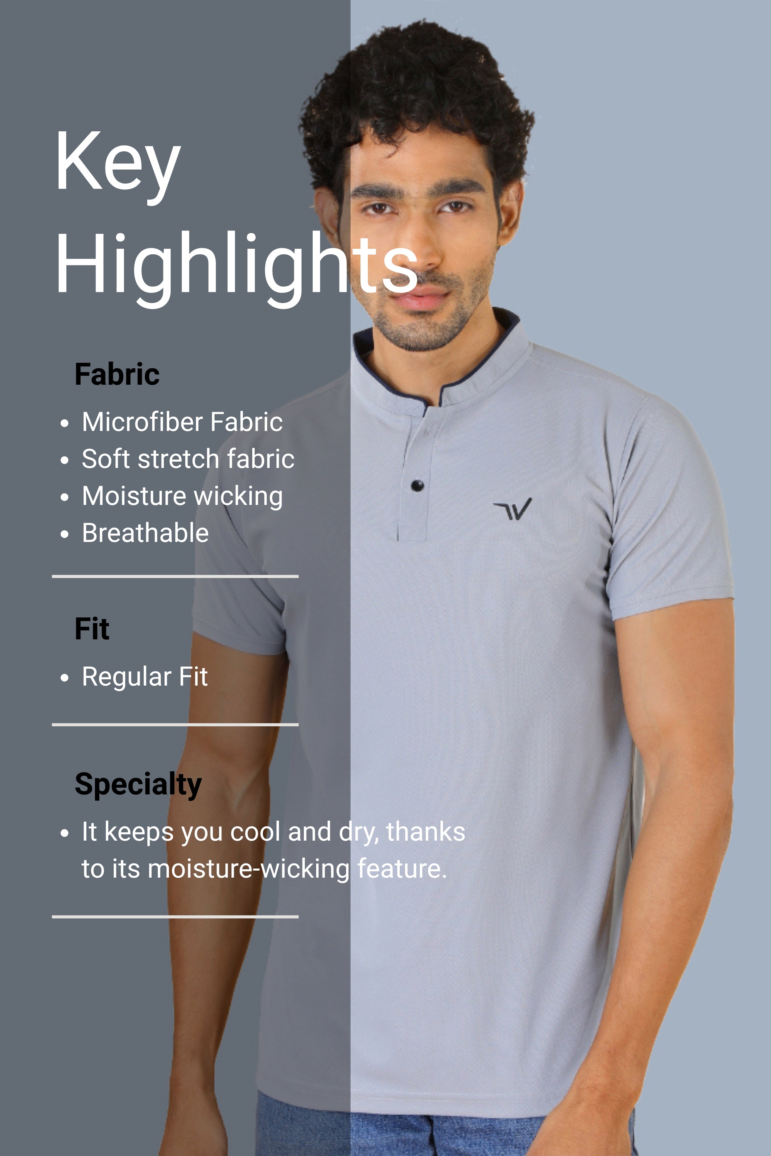 Light Grey - Polostand