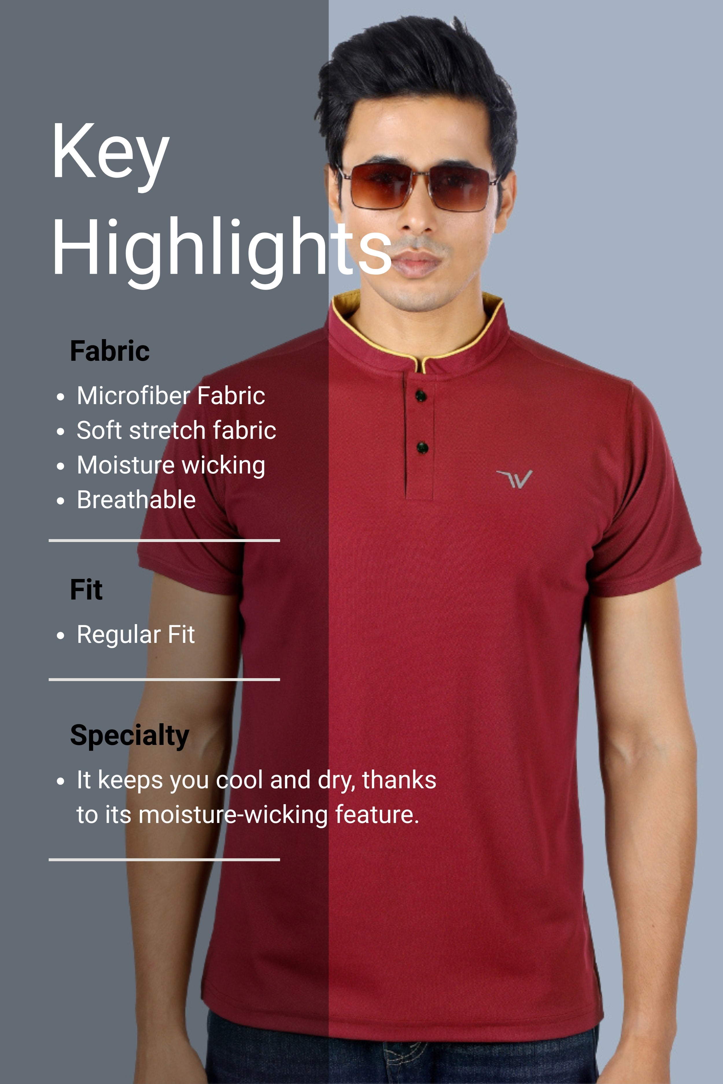 Maroon - Polostand