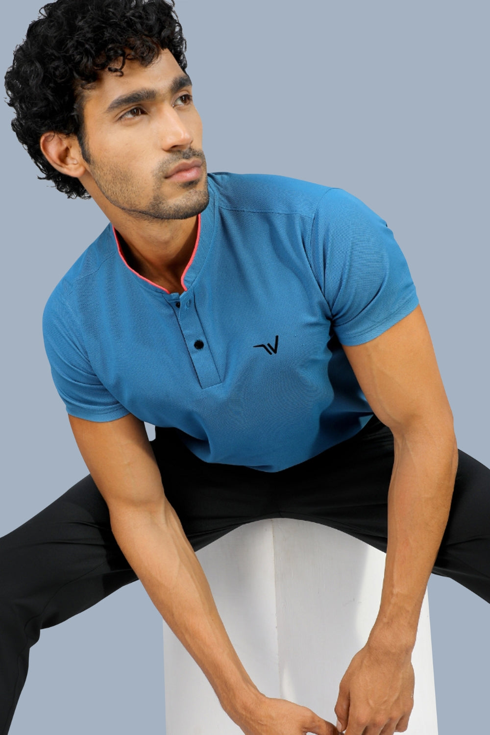 Teal Blue - Polostand