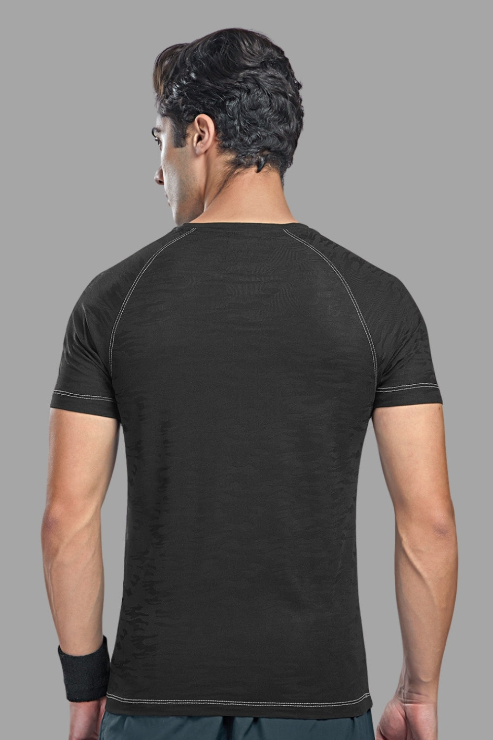 Black - Jacquard T-shirt