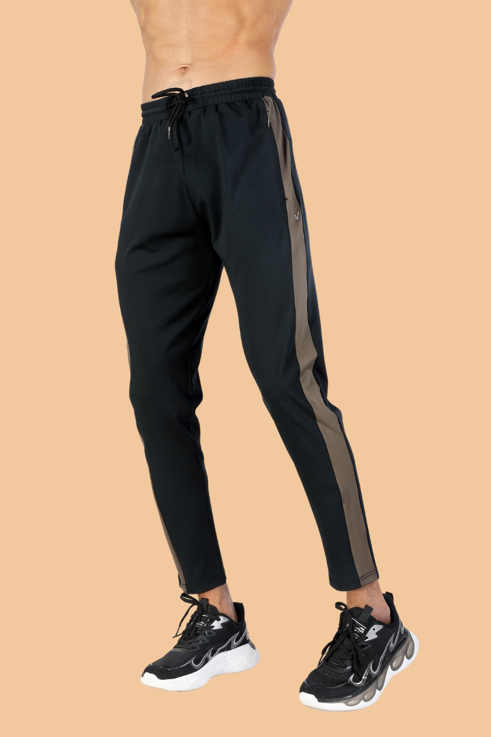 Black - Dengo Lycra Trackpant