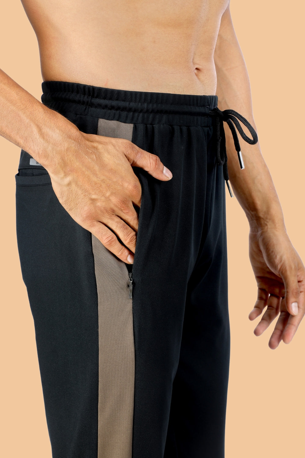 Black - Dengo Lycra Trackpant