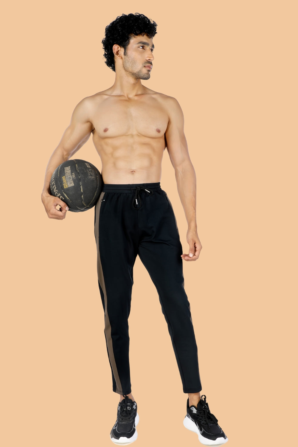 Black - Dengo Lycra Trackpant