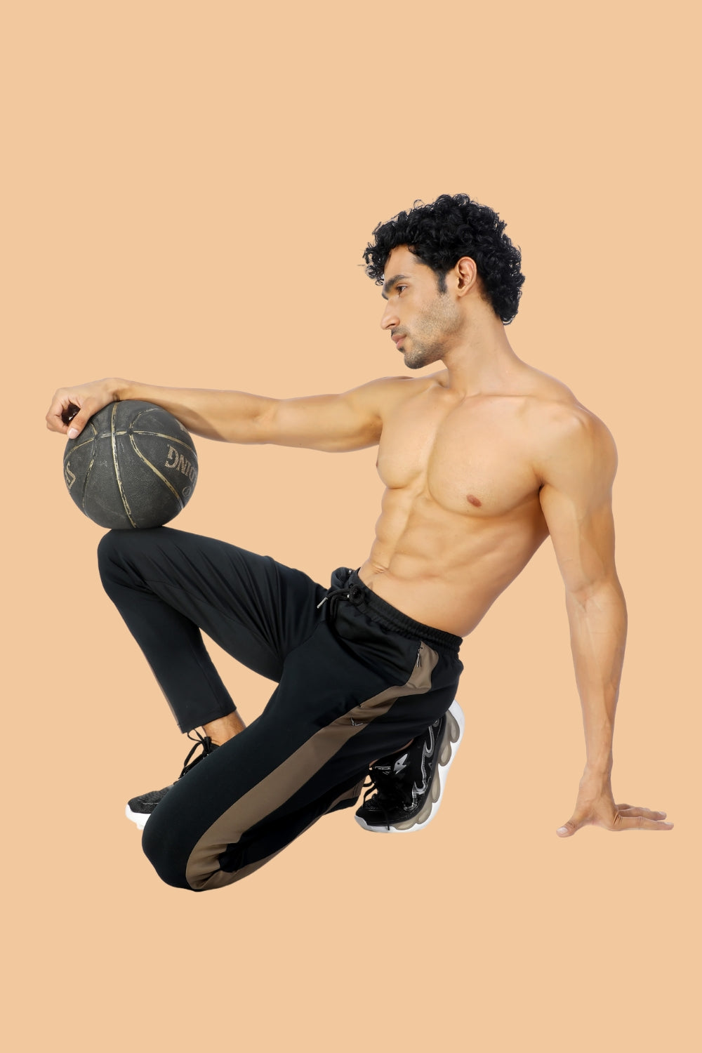 Black - Dengo Lycra Trackpant