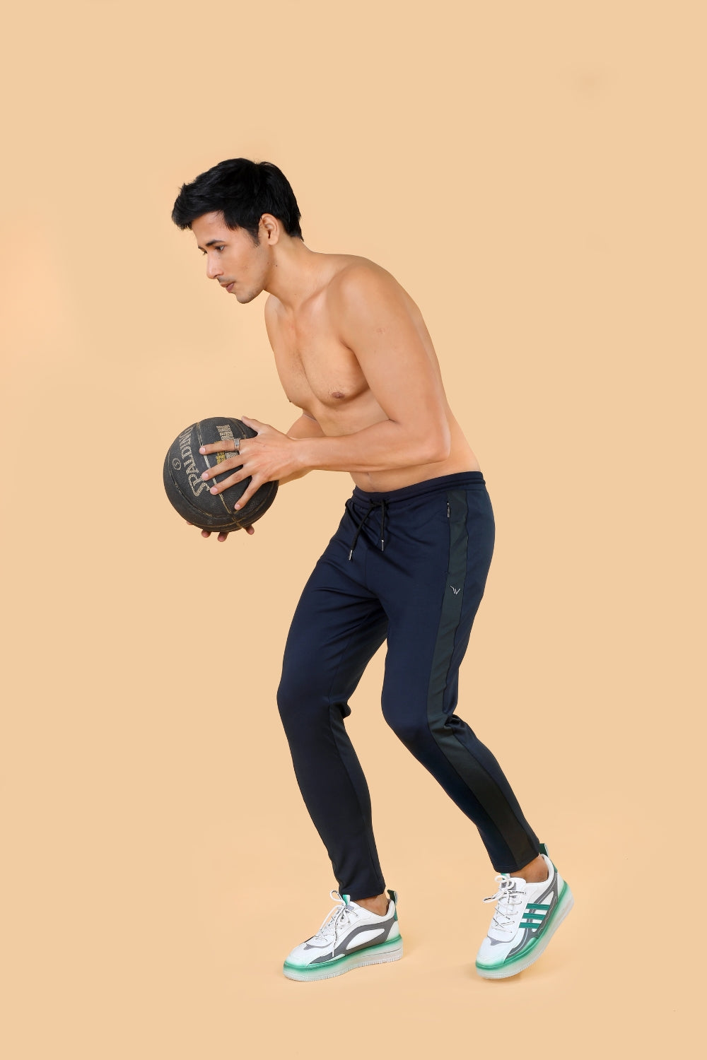 Navy Blue - Dengo Lycra Trackpant