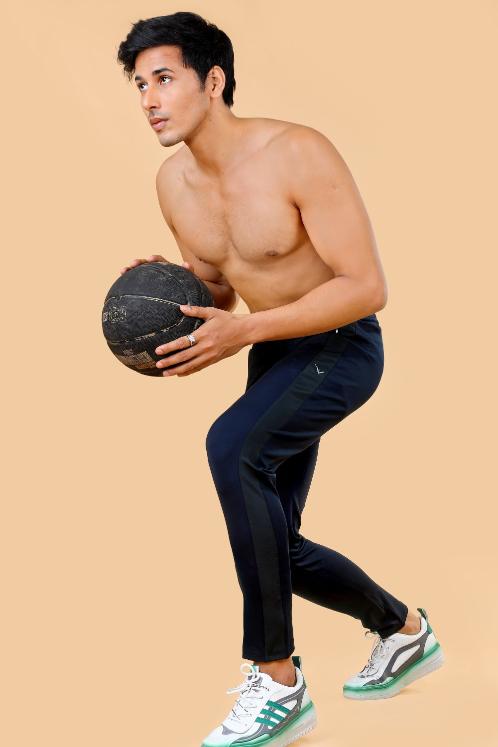Navy Blue - Dengo Lycra Trackpant