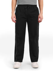 WEWOK men's baggy track pants in black