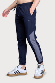 WEWOK men's quick-dry activewear joggers in navy blue