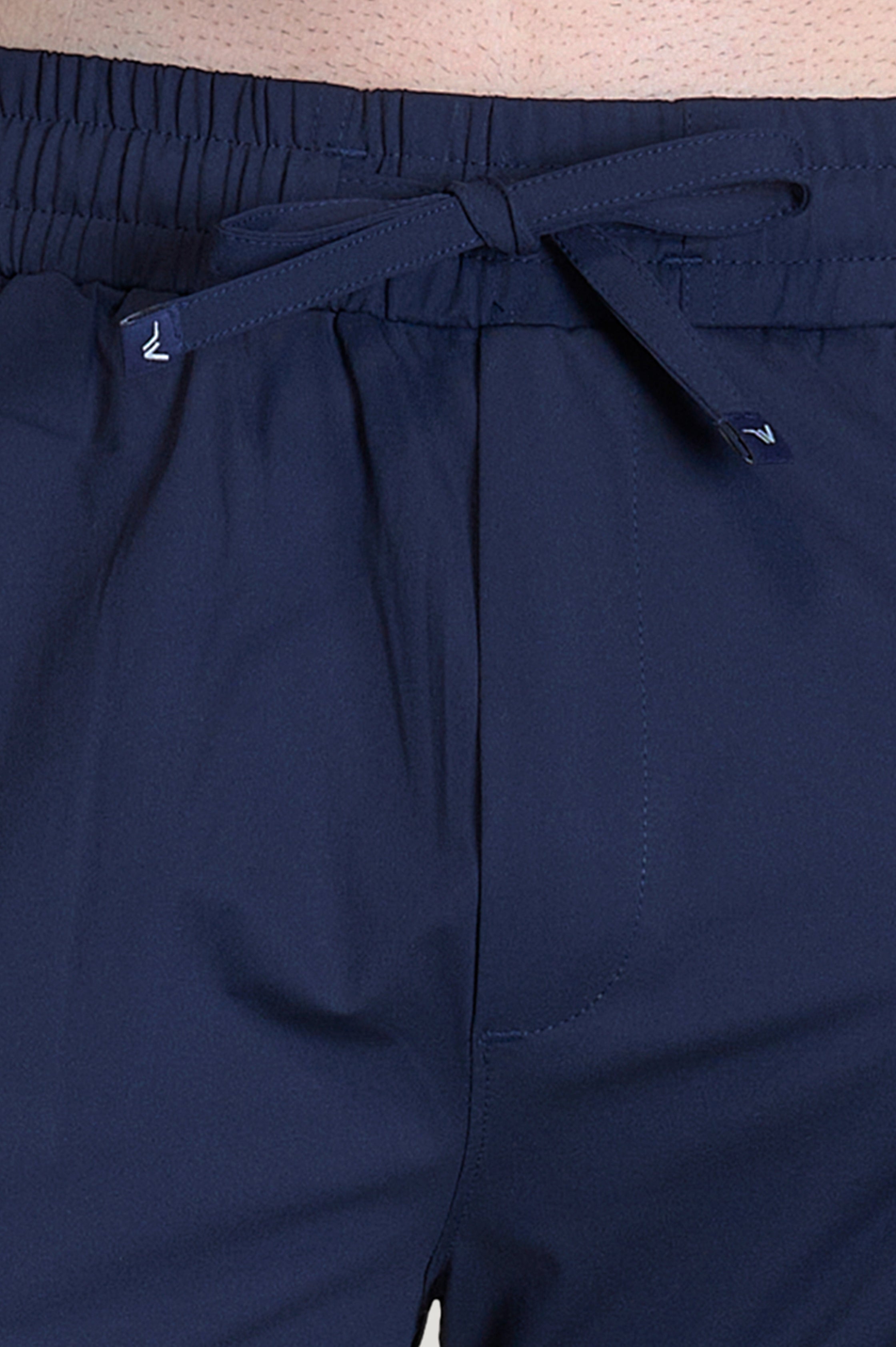 Cruise Lite Cargo Trackpant Navy Blue for Men – Breathable Daily