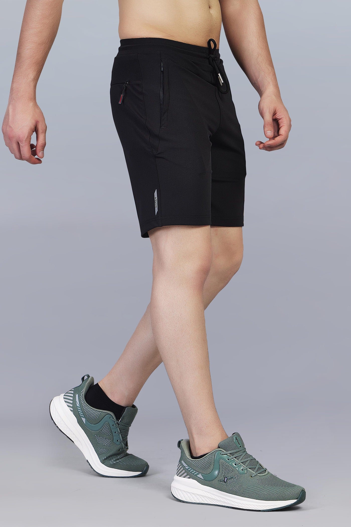 Activewear Lightweight Ultra-Flexible Shorts -  Black