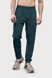 WEWOK men's tapered fitness track pants in ocean blue