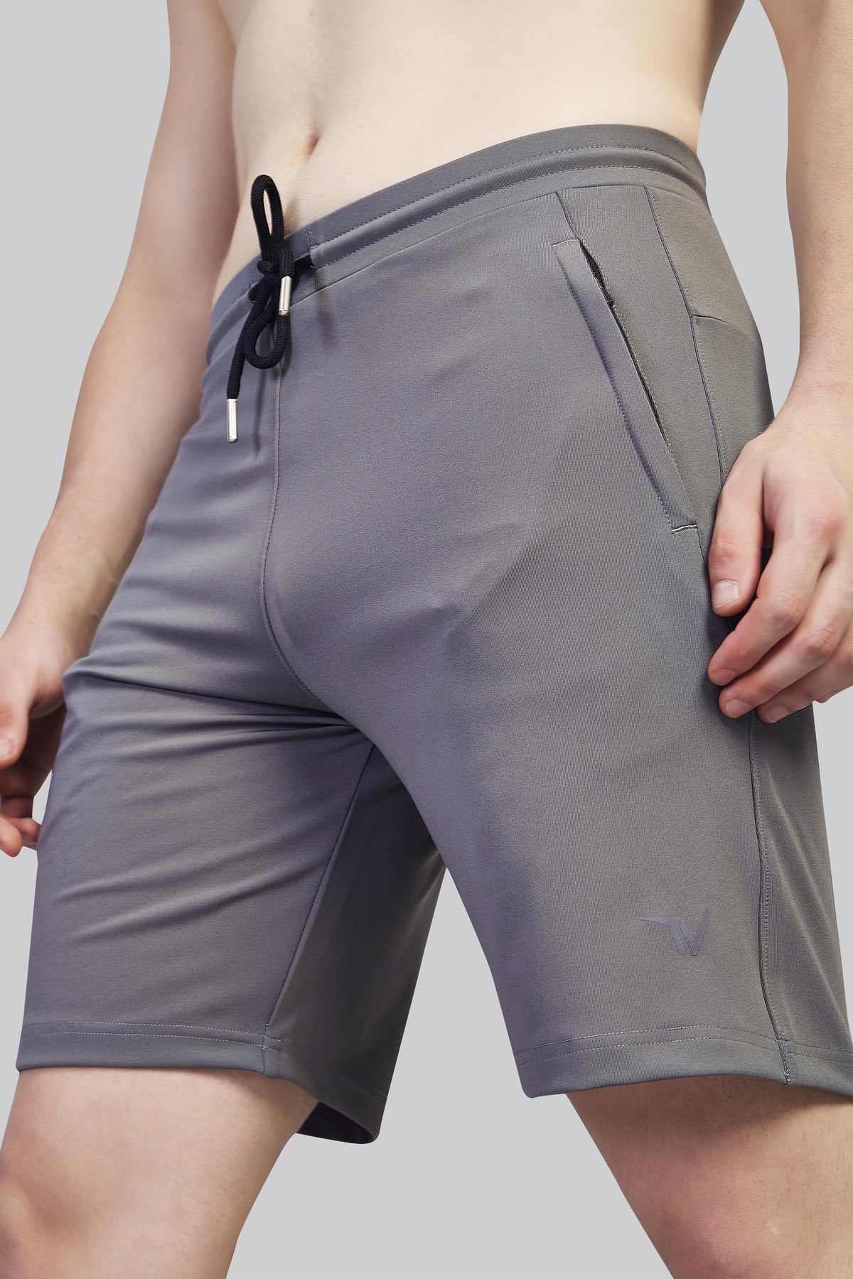 Activewear Lightweight Ultra-Flexible Shorts -  Light Grey
