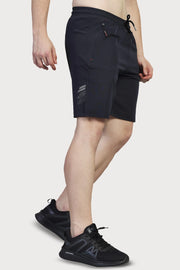 WEWOK men's 4-way stretch sports shorts in navy blue