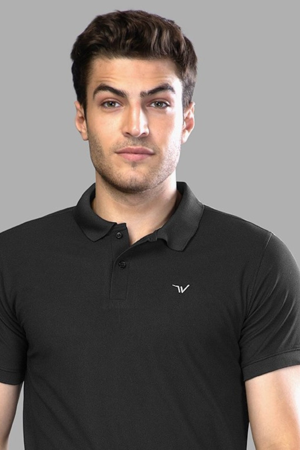 Black - Springy Polo