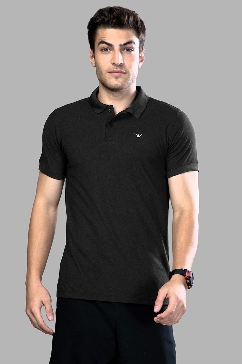 Black - Springy Polo