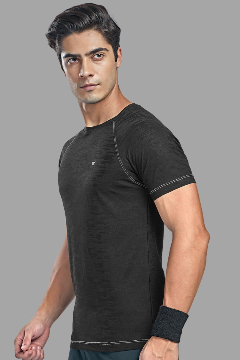 Black - Jacquard T-shirt
